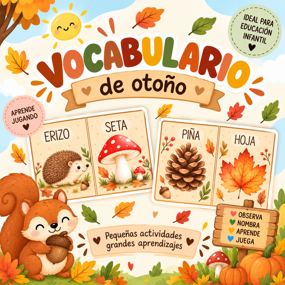 🍂 Pack de Otoño – Aprendemos jugando